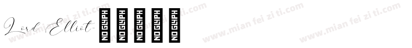 Lord Elliot字体转换